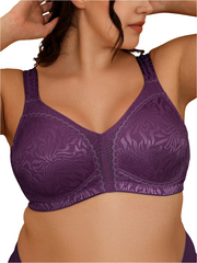Purple Women’s Minimizer Full Coverage Bra by Snagg A Bra