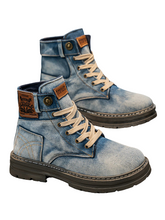 Men’s High-Top Denim Boots by Snagg A Shoes