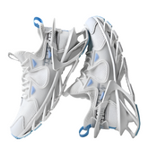 White Air Mesh Sneakers – Casual Trainers with Anti-Odor Comfort by Snagg A Shoes
