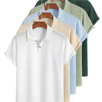Men’s 5-Pack Summer Casual Sports Polo Shirts by Snagg A Shirt