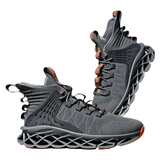 Grey Sneakers – Lightweight Trainers with Height Boost by Snagg A Shoes