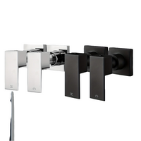 Wall Mounted Twin Shower Taps – Hot & Cold Mixer by Snagg A Tap