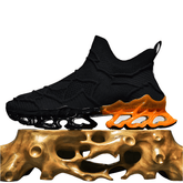 Black Sneakers – Lightweight Trainers with Height Boost - SnaggIt