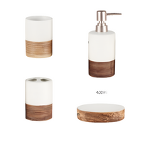 4 Piece Ceramic Bathroom Set by Snagg A Bathroom Set