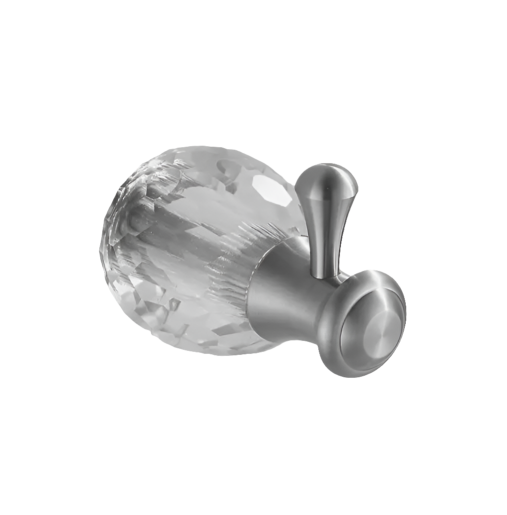 Brushed Nickel Wall Mounted Robe Hook by Snagg A Hook