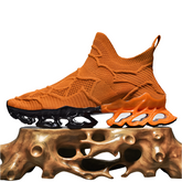 Orange Sneakers – Lightweight Trainers with Height Boost by Snagg A Shoes