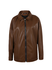 Short Black PU Leather Jacket by Snagg A Jacket