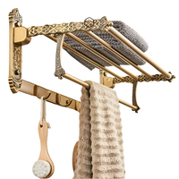 Vintage European-Style Wall-Mounted Towel Rack by Snagg A Rack