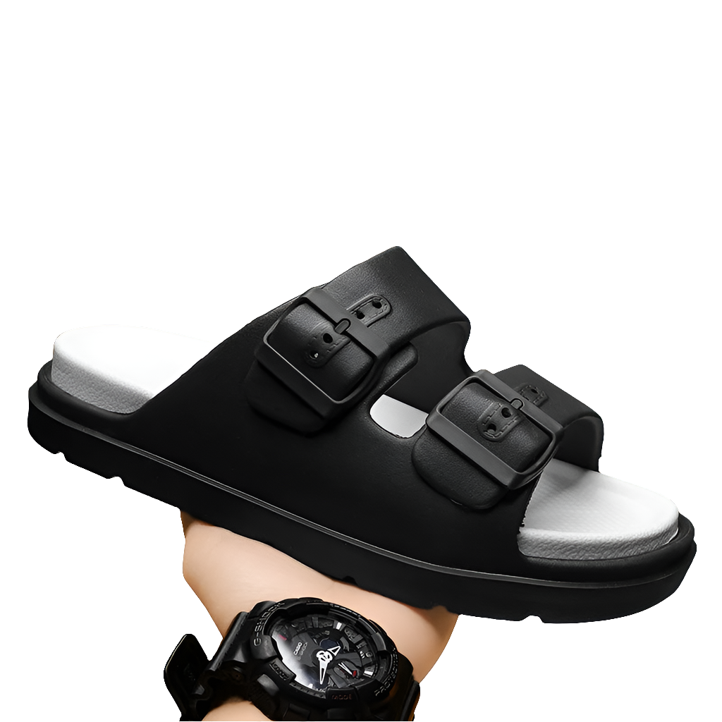 Men’s Retro Buckle EVA Slippers by Snagg A Slipper