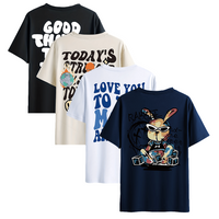 Men’s 4-Pack Graphic T-Shirts – Bold Summer Print Tees by Snagg A Shirt