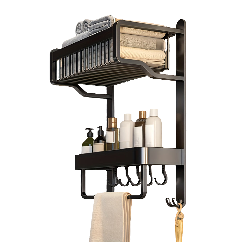 Modern Wall-Mounted Towel Rack by Snagg A Rack