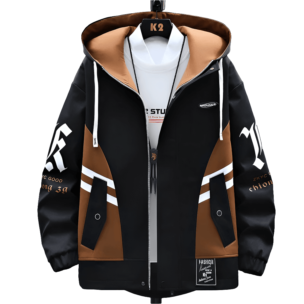 Casual Hooded Patchwork Jacket - SnaggIt