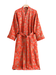 Men’s & Women’s Cotton Double Gauze Bathrobe by Snagg A Pajama