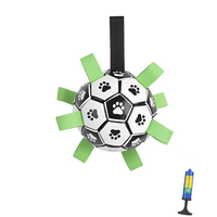 Interactive Dog Football Toy with Grab Tabs by Snagg A Toy