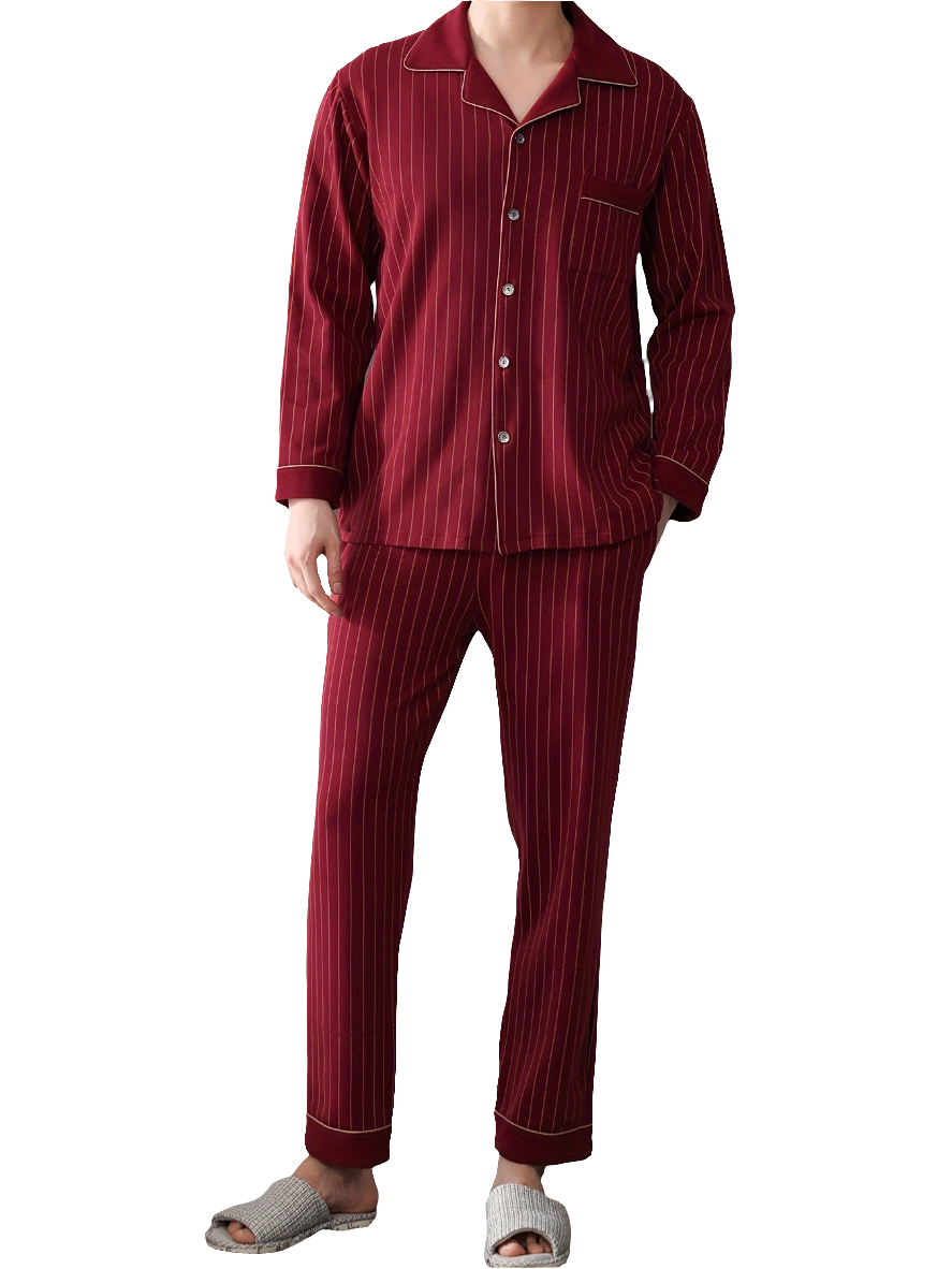 Men’s Long Sleeve Pajama Set by Snagg A Pajama