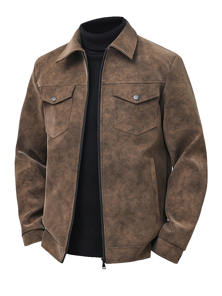 Men’s Vintage Distressed American Retro Jacket by Snagg A Jacket