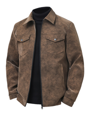 Men’s Vintage Distressed American Retro Jacket by Snagg A Jacket