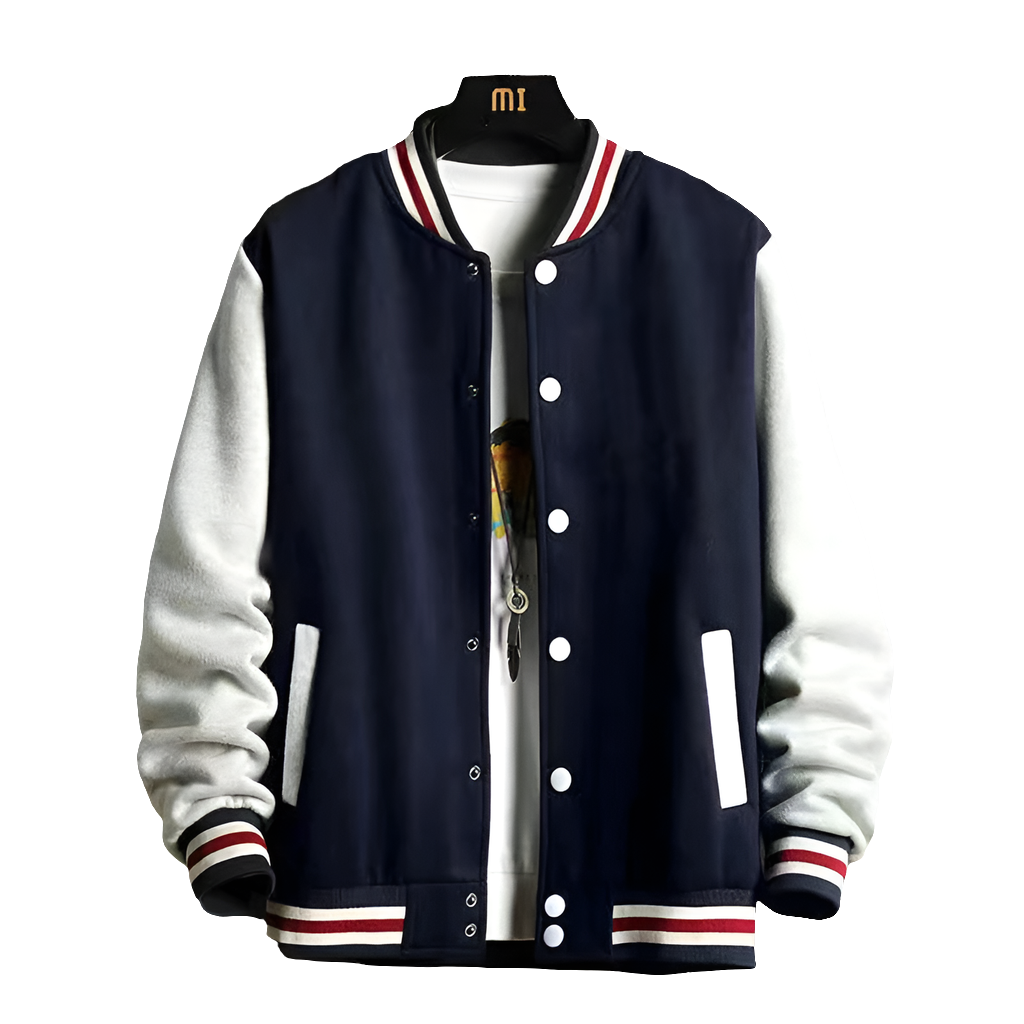 Supzoom Fleece Casual Baseball Bomber Jacket by Snagg A Jacket