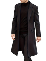 Men’s Vintage-Style Long Trench Coat by Snagg A Coat