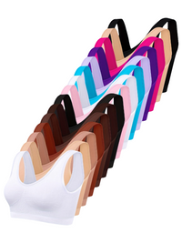 Women’s 15-Piece Seamless Sports Bra Set by Snagg A Bra