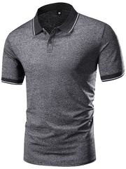 5pcs Men’s Lapel Collar T-Shirts - SnaggIt
