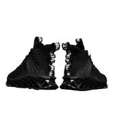 Black Sneakers – Lightweight Trainers with Height Boost - SnaggIt