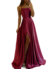 Satin Maxi Dress by Snagg A Dress