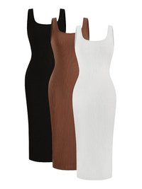 3pcs Sleeveless Sheath Dresses by Snagg A Dress