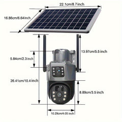 4MP Solar Powered Security Camera – 2.4K Resolution with Pan-Tilt by Snagg An Outdoor Camera