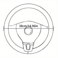 2025 All Season Faux Leather Steering Wheel Cover by Snagg A Steering Wheel Cover