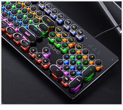 Mechanical Gaming Keyboard Wired USB Hot-Swappable Blue Switches Backlit Gaming Device by Snagg A Keyboard