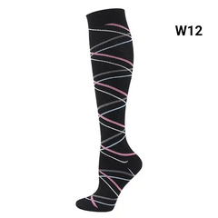 Unisex Compression Socks 20–30 mmHg Graduated Support for Nurses, Runners & Travel