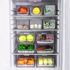 Refrigerator Organizer Drawer with Lids by Snagg A Container