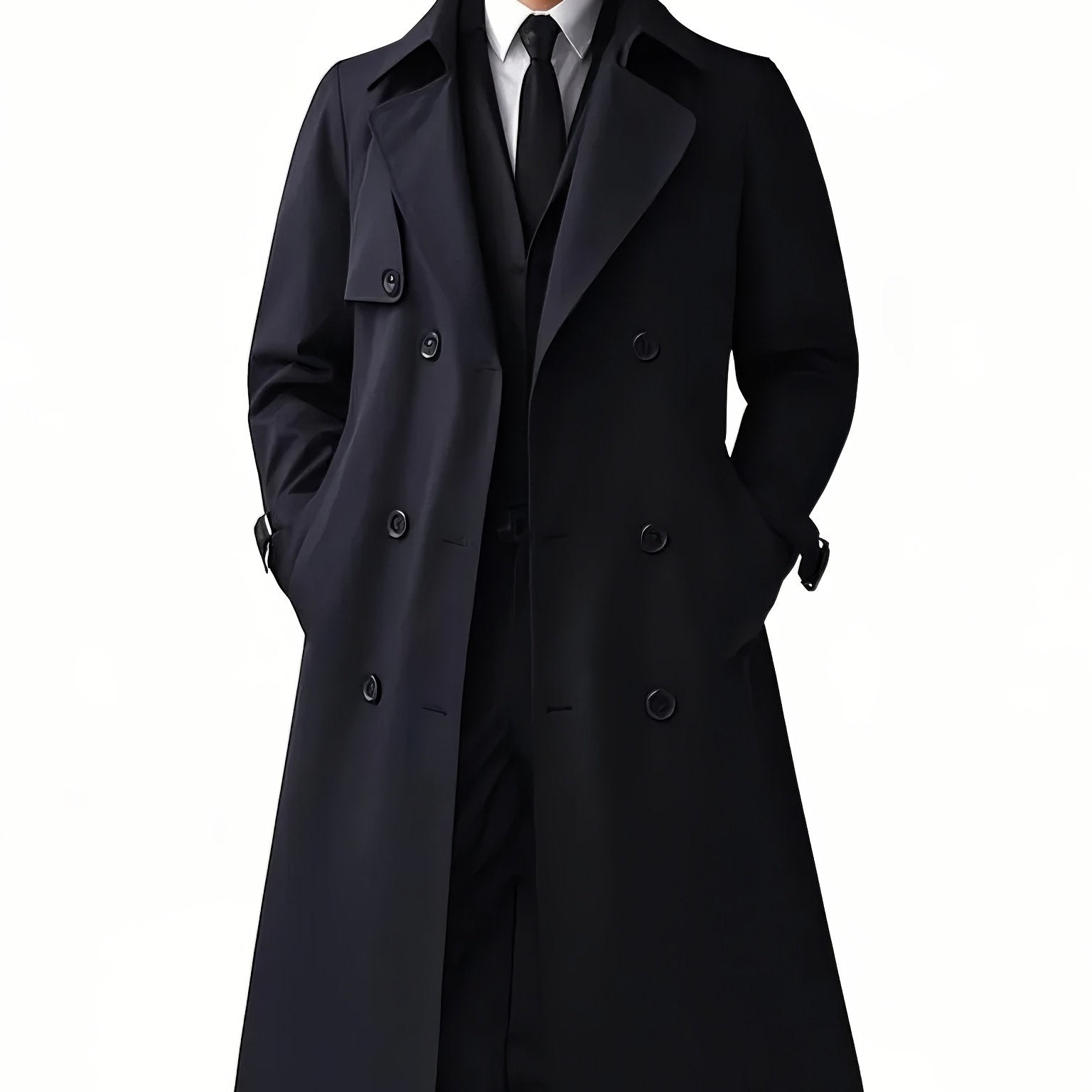 Mid-Length Trench Coat by Snagg A Coat