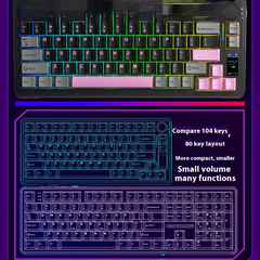 75% Wireless Mechanical Keyboard - 4000mAh Battery by Snagg A Keyboard