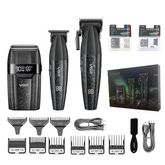 Professional 9000 RPM Barber Suite – Dual Machine Precision Set with Integrated Fine Tuning & High Capacity Lithium Power
