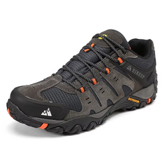Men's Suede Leather Hiking Shoes – Wear-Resistant Trekking & Walking Shoes, 4 Colours