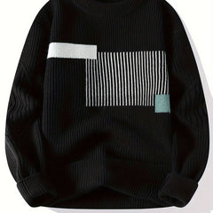 Men’s Geometric Pattern Sweater by Snagg A Jumper