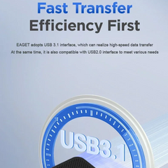 Portable SSD 1TB/2TB High Speed External for Laptops, Phones & Mac Devices by Snagg An External