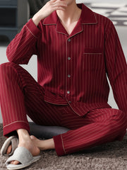 Men’s Long Sleeve Pajama Set by Snagg A Pajama