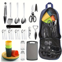 31pcs Camping Cooking Set by Snagg A BBQ Tool Set