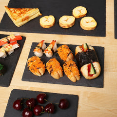 Slate Serving Plates 15Pcs Food Safe For Chefs by Snagg A Plate