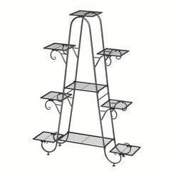 9 Tier Black Metal Plant Stand by Snagg A Rack