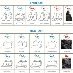 PU Leather Car Seat Covers for MG5, MG ZS, MG4 & MG3 by Snagg A Seat Cover