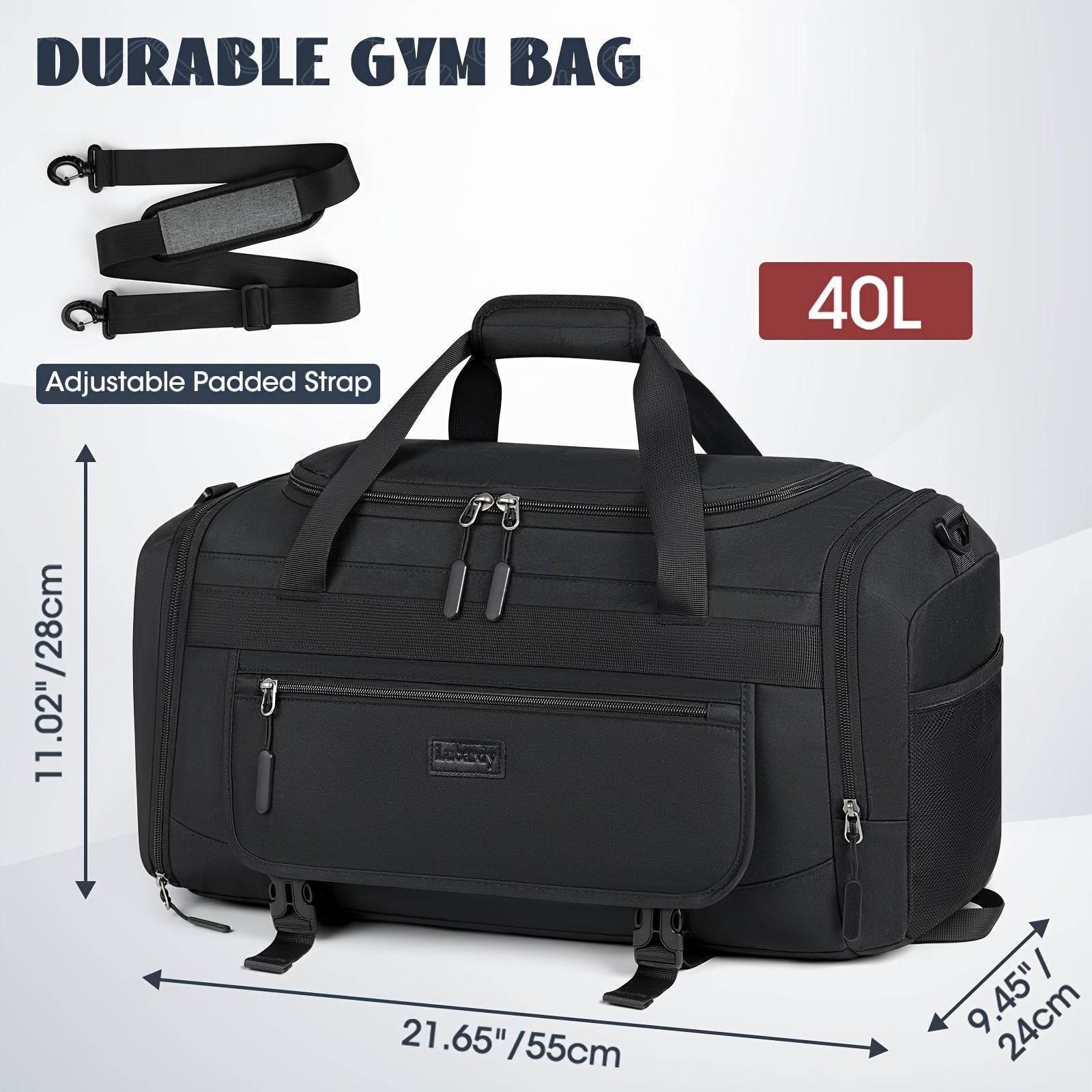 40L–55L Fitness Duffel Bag - SnaggIt