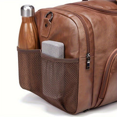 Vintage Brown Duffel Bag by Snagg It Bags
