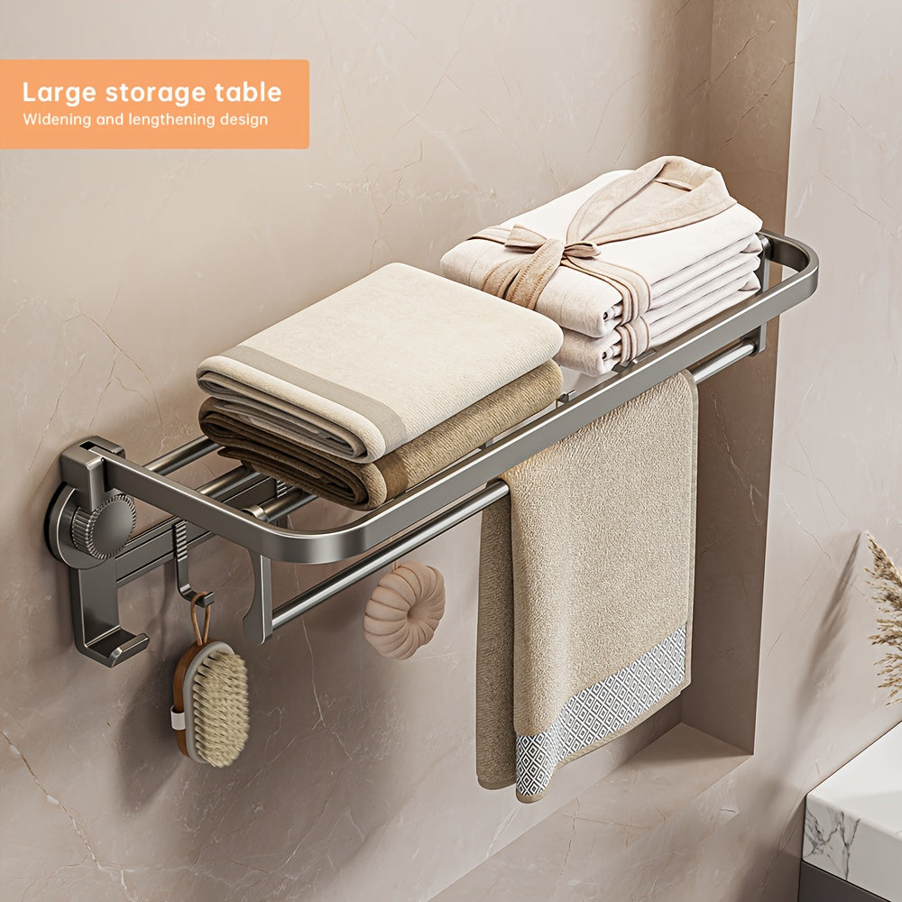 Wall-Mounted Towel Rack by Snagg A Rack