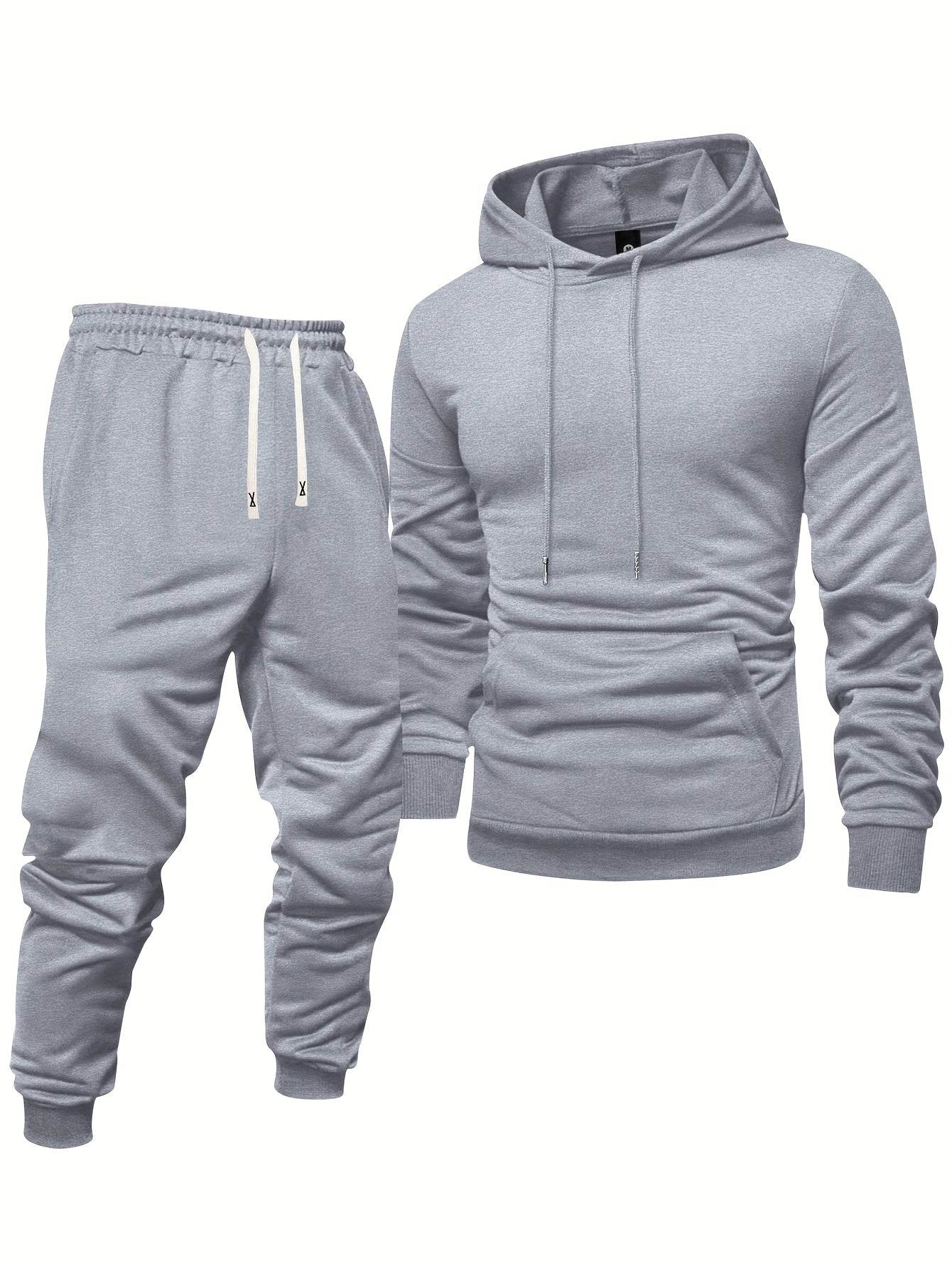 8pcs Men’s Hoodie & Sweatpants Set - SnaggIt