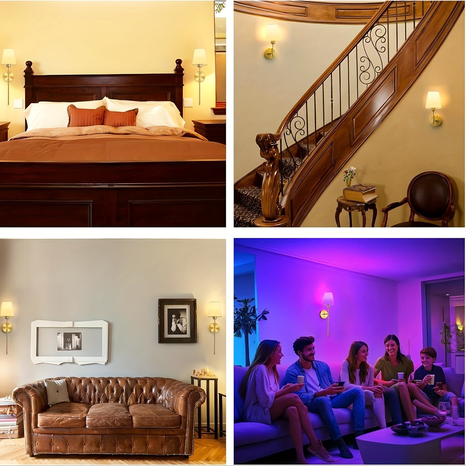 2pcs Battery Operated Wall Sconces by Snagg A Wall Light