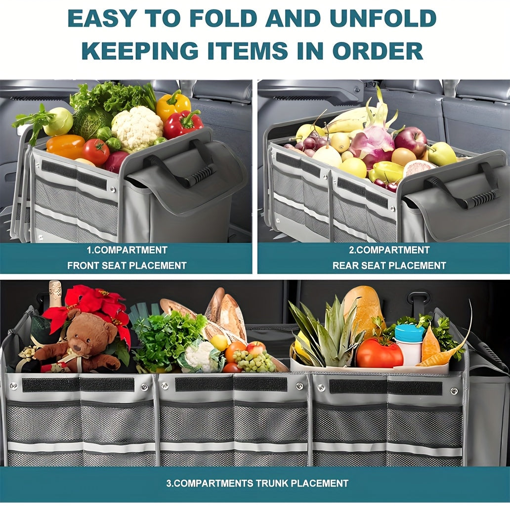 Car Trunk Organizer Large Capacity Foldable Storage Bag by Snagg A Storage Box